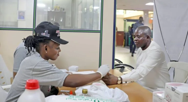 Mozuk feature solution, Fidelity Bank begin free blood group testing in Abuja